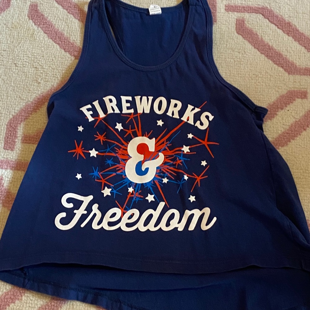Girls 4th of July shirt size small